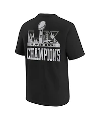 Nike Big Boys and Girls Black Seattle Seahawks Super Bowl Lx Champions Locker Room Trophy Collection Authentic T-Shirt
