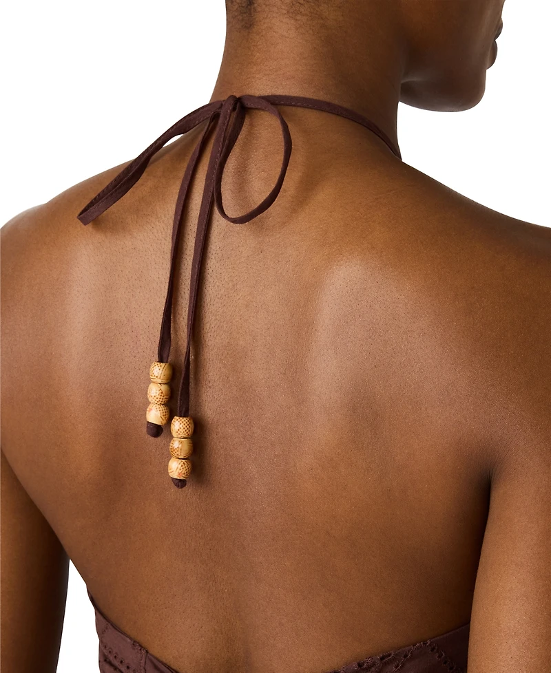 Steve Madden Women's Dalina Halter Neck Dress