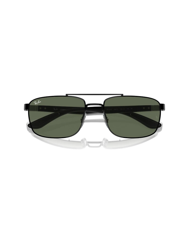 Ray-Ban Unisex Rectangle Sunglasses, RB3737