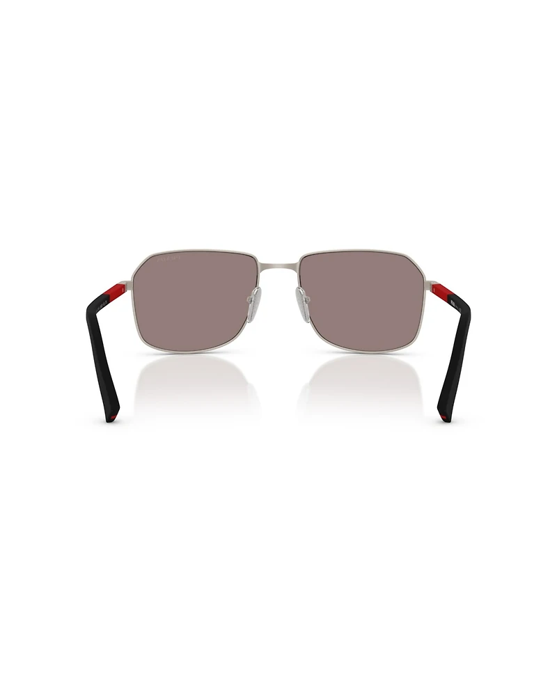 Prada Linea Rossa Men's Rectangle Sunglasses, Ps A51S