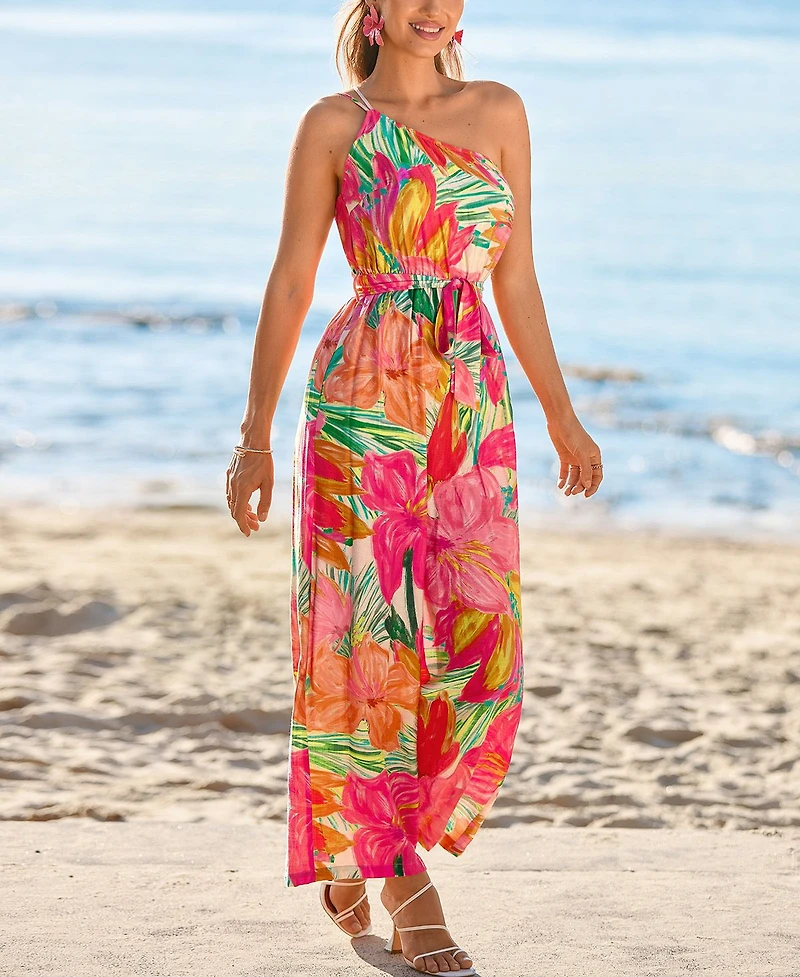 Cupshe Women's Vines Tropical Jumpsuit