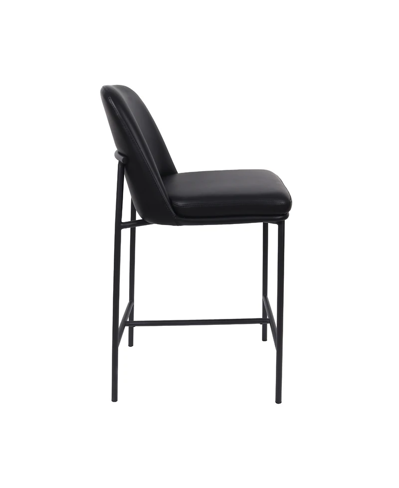 Loft Faux Leather Upholstered Counter Stools, Set of 2