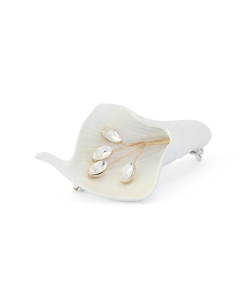 Betsey Johnson Faux Stone Betsey's Bouquet Calla Lily Brooch