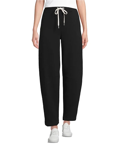 Lands' End Women's Serious Sweats High Rise Barrel Pants