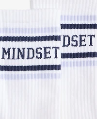 Id Ideology Women's Mindset Graphic Crew Socks, Macy's Exclusive
