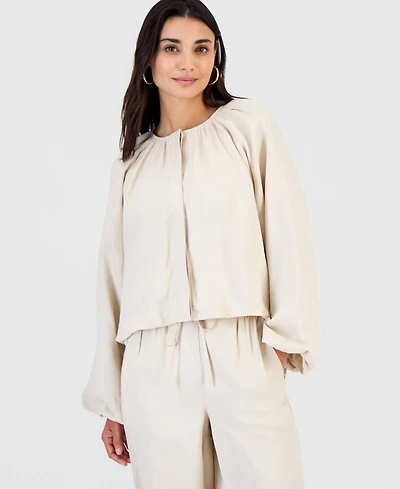 I.n.c. International Concepts Petite Raglan Sleeve Cropped Jacket, Macy's Exclusive