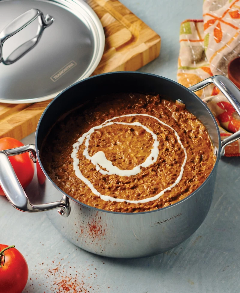 Tramontina Utsava Tri-Ply Clad Stainless Steel 3.25-Quart Covered Casserole