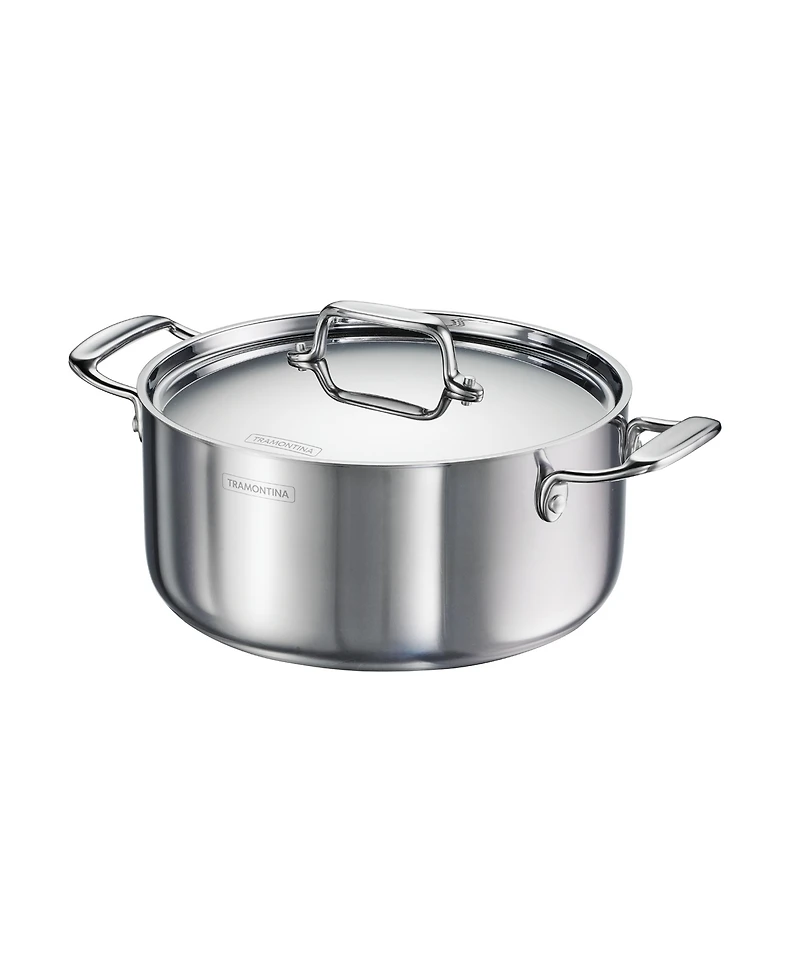 Tramontina Utsava Tri-Ply Clad Stainless Steel 5-Quart Covered Casserole