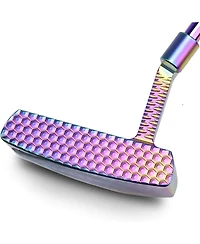 Wosofe 33inch Golf Club Putter Men's Right Hand with Black Red HeadCovers Pu Grip Cnc Steel Mallet Professional