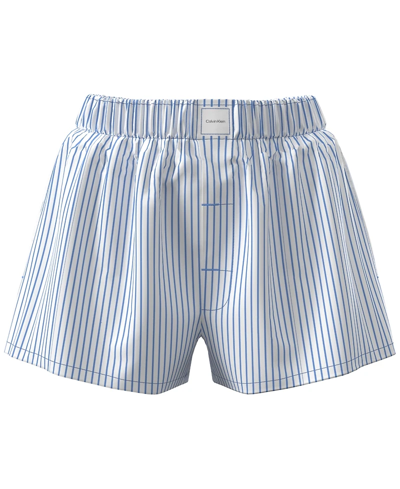 Calvin Klein Women's Striped Pull-On Shorts