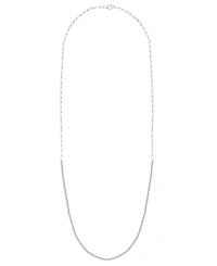 Macy's Diamond (1 ct. t.w.) Necklace in Sterling Silver White Rhodium