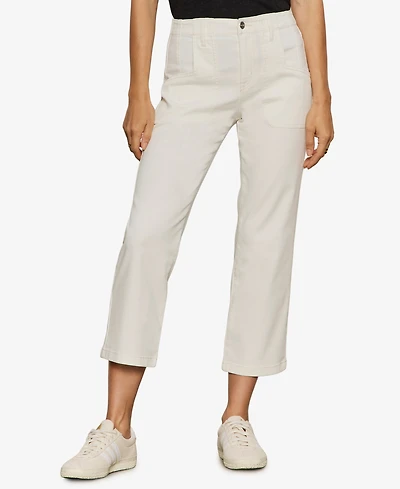 Sanctuary Petite Retreat Cropped Wide Leg Pants