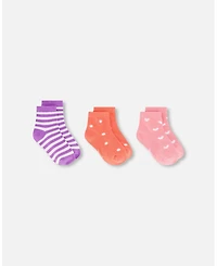 Deux par Toddler| Little Girl 3 Pairs Socks