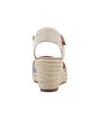 Easy Spirit Women's Makaylie Closed Toe Wedge Sandals