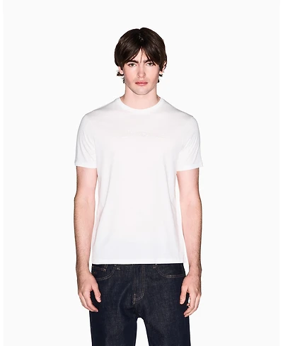 A|X Armani Exchange Men's Short Sleeve Tonal Logo T-Shirt