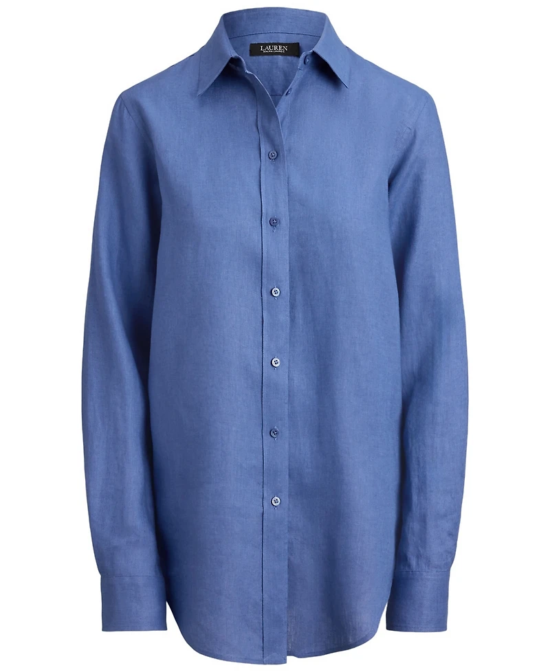 Lauren Ralph Petite Karrie Long-Sleeve Shirt