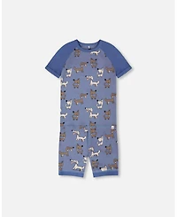 Deux par Big Boys Cotton Two-Piece Pajamas
