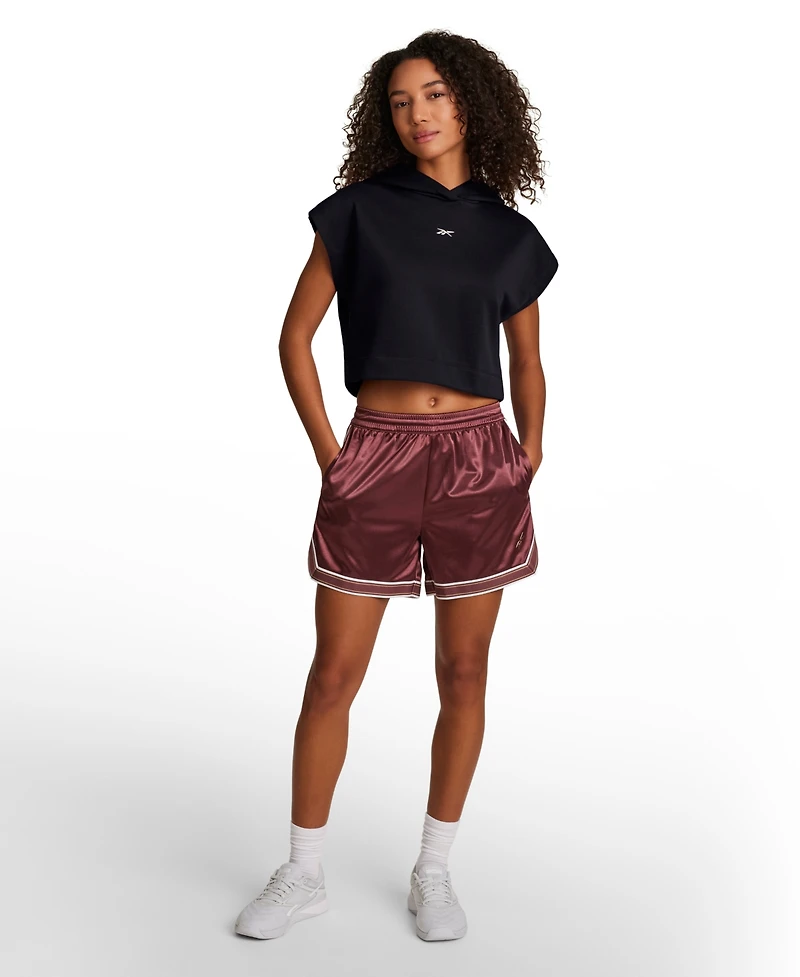 Reebok Women's Basketball Stitch Pull-On Hoodie