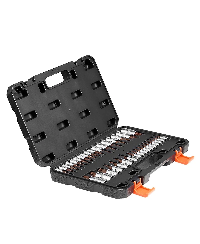 Sugift 34-Piece Torx Bit Socket Set with Tamper-Proof & Standard Sizes