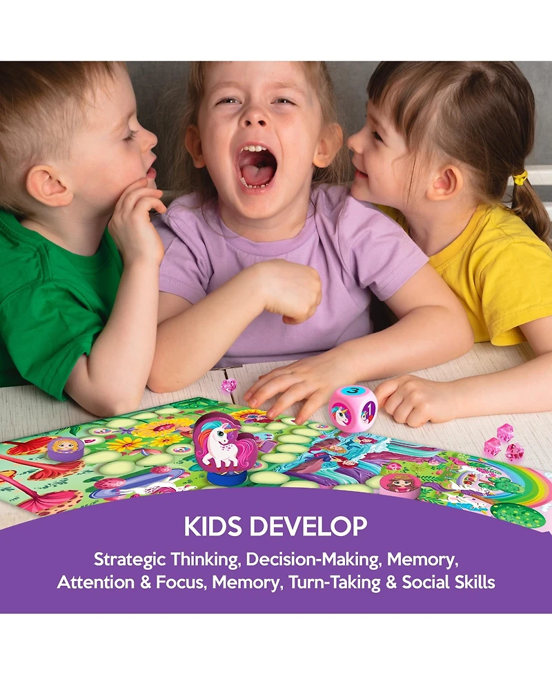 Chalk & Chuckles Princess Race Educational Board Game