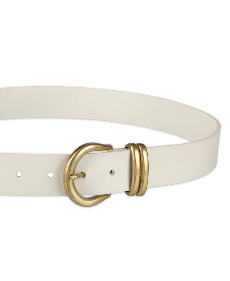 Levi's Women's Double Metal Loop Leather Belt
