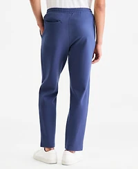 Alfani Men's Alfatech Regular-Fit Compact Textured Ponte-Knit Pants, Exclusively at Macy's