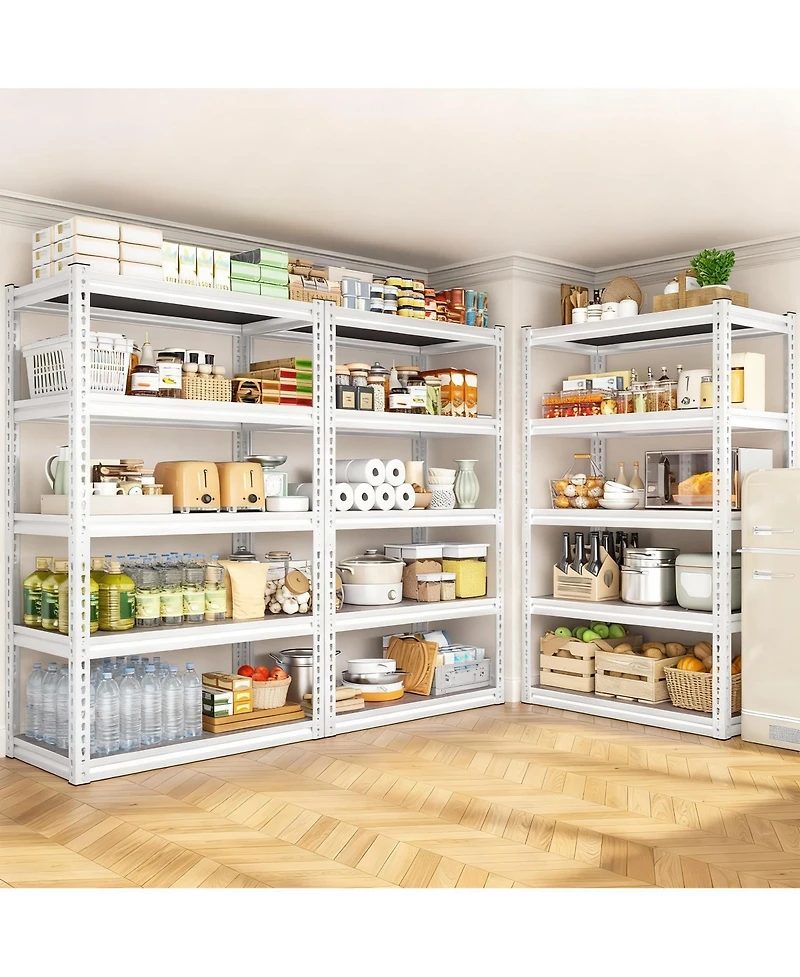 Yigii 5-Tier 2500LBS Adjustable Metal Shelving Unit for Garage, Kitchen, Pantry