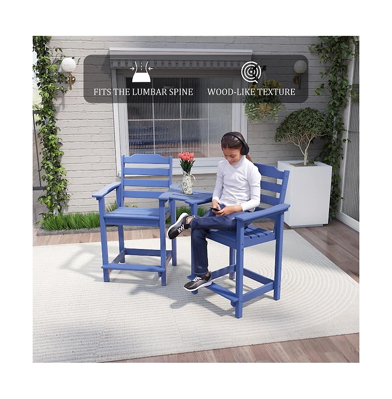 Decksplore A set of 2 economical bar stools (including the table board)