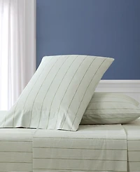 Nautica Ellipse Stripe 200-Thread Count Cotton Percale -Pc. Sheet Set