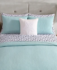 Nautica Seashore Stitch Cotton Reversible -Pc. Quilt Set