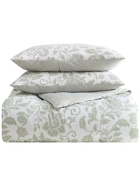 Nautica Jacob Bay Floral Cotton Reversible 2-Pc. Comforter Set, Twin
