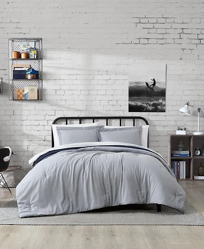 Nautica Hayes Solid Reversible 5-Pc. Comforter Set, Twin/ Twin Xl