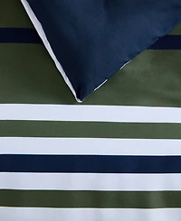 Nautica Uphaul Stripe Reversible 3-Pc. Comforter Set, King