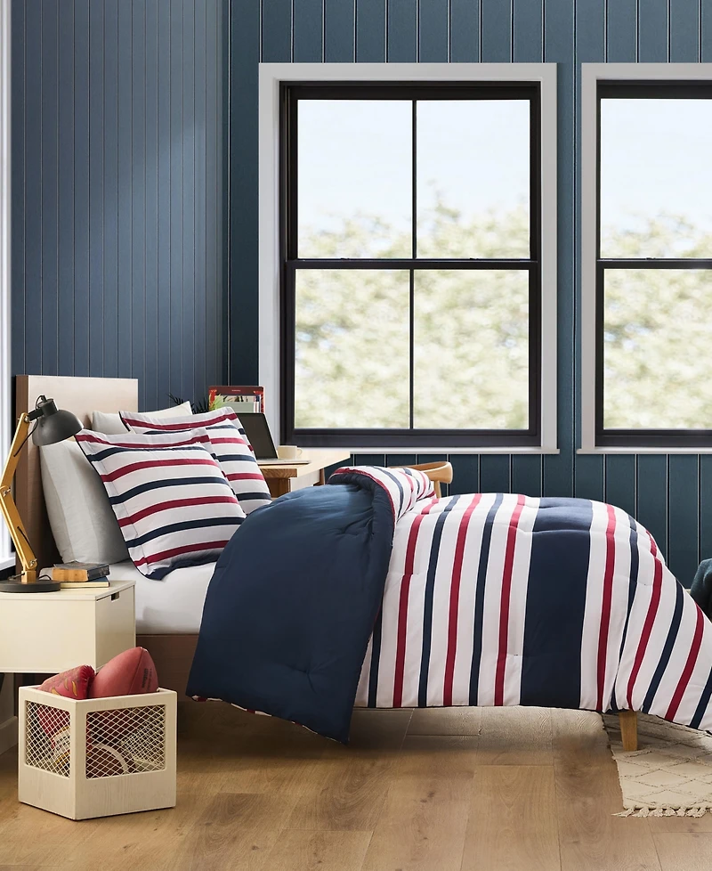 Nautica Clove Hitch Stripe Reversible -Pc. Comforter Set