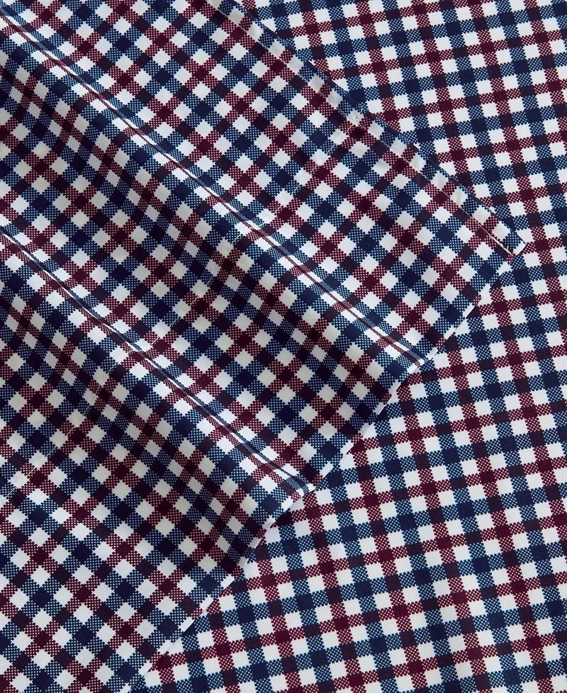 Nautica Heritage Plaid Printed Microfiber -Pc. Sheet Set