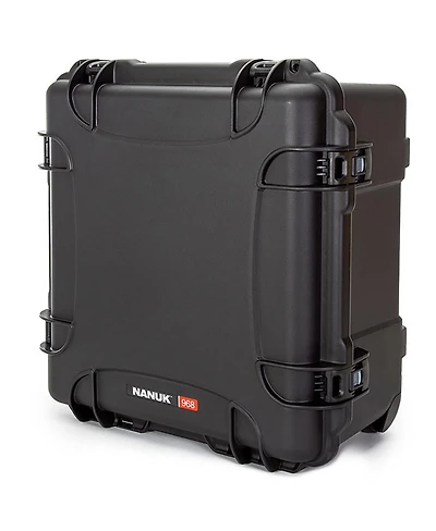 Nanuk Wheeled Series 968 Lightweight Nk-7 Resin Waterproof Hard Case without Foam Insert, Black