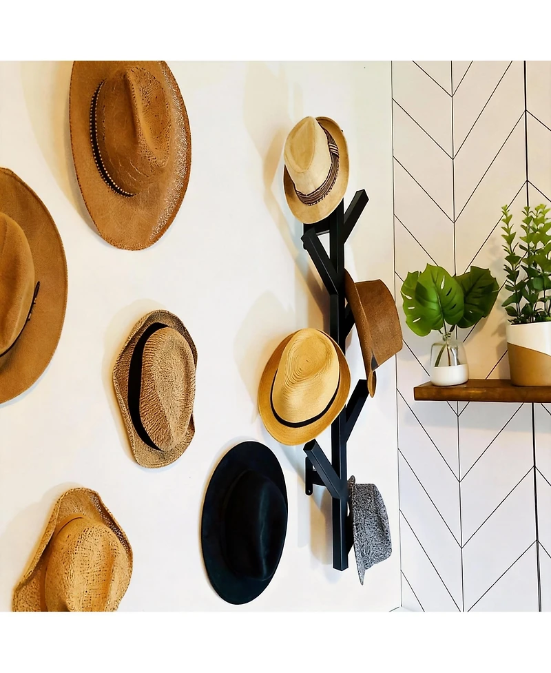 Yigii Modern Wall-Mounted Coat Rack - Stylish & Space-Saving