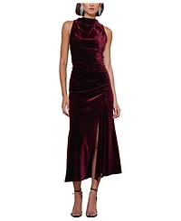 Bishop + Young Women's Bishop + Young Elle Velvet Halter Dress