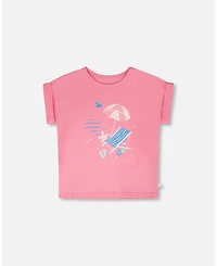 Deux par Toddler Girls Cotton Jersey T-Shirt