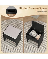 Volenca Makeup Vanity Table with Mirror and Lights, Power Outlets, Bedroom Dressing Desk