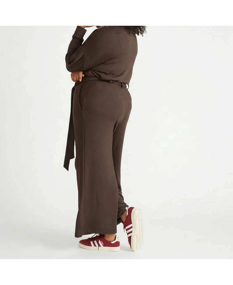 Universal Standard Women's TravelKnit Wide Leg Pants