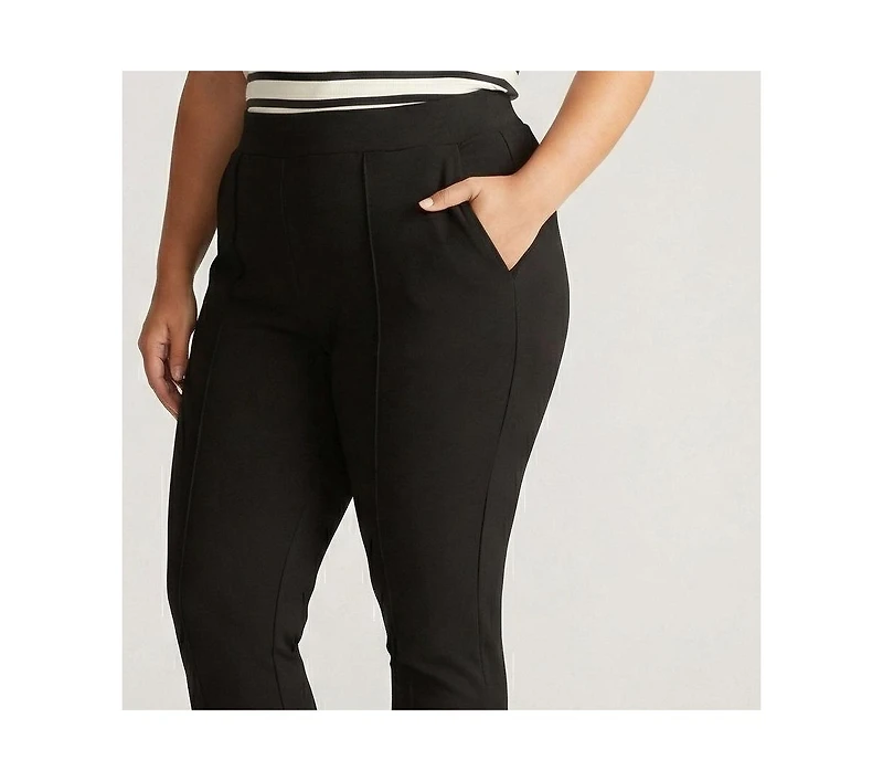 Universal Standard Plus Moro Pintuck Pocket Ponte Pants