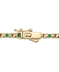 Macy's Multi-Gemstone Bracelet 14k Gold Over Sterling Silver (Also Silver)
