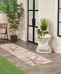 Nourison Home Aloha ALH24 2'3"x8' Runner Area Rug