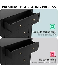 gaomon Drawers Dresser for Bedroom, Farmhouse Tall Wood Chest of Drawers for Clothes, Big Storage Dressers Organizer