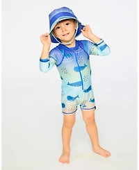 Deux par Deux Baby Boys Polyester Beach Hat