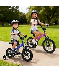 Mecale 12-Inch Kids Bike with Removable Training Wheels-Brave Hero