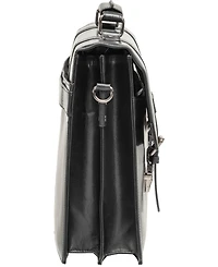 Mancini Men's Double Compartment Laptop Briefcase