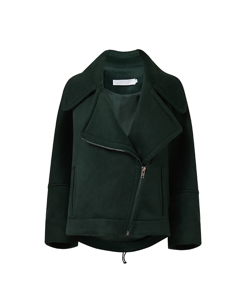 Leem Women's Boxy Biker Jacket