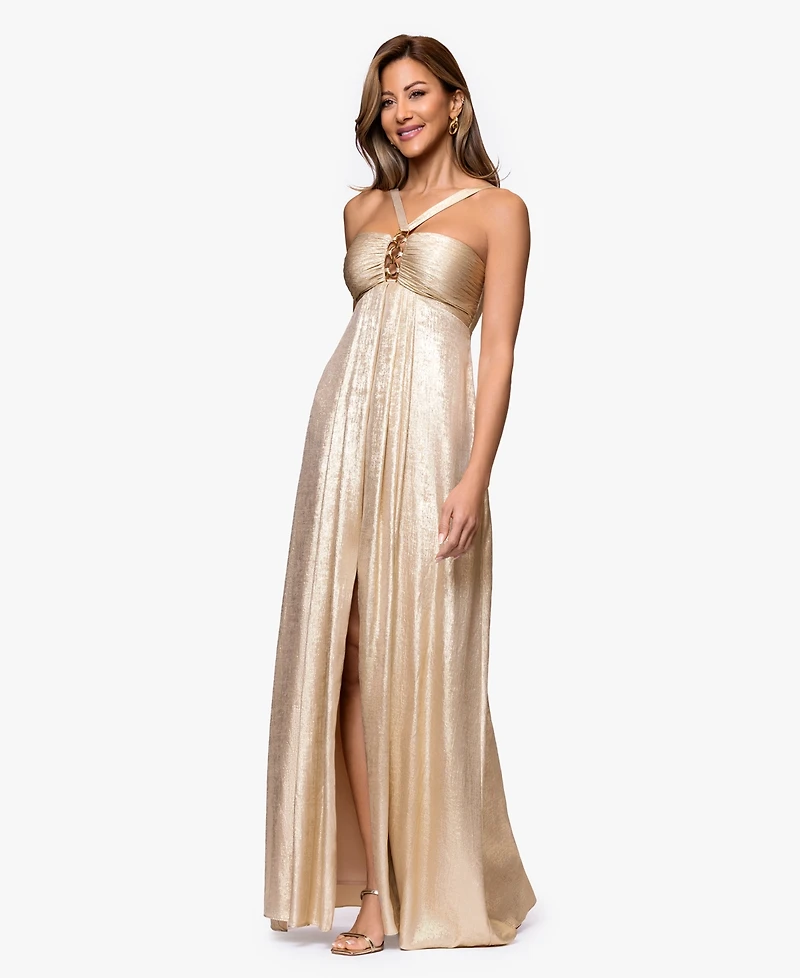 Xscape Women's Halter Neck Maxi Dress